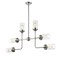 Z-Lite Calliope 6 Light Pendant, Polished Nickel & Clear 617-6PN - alternate 5